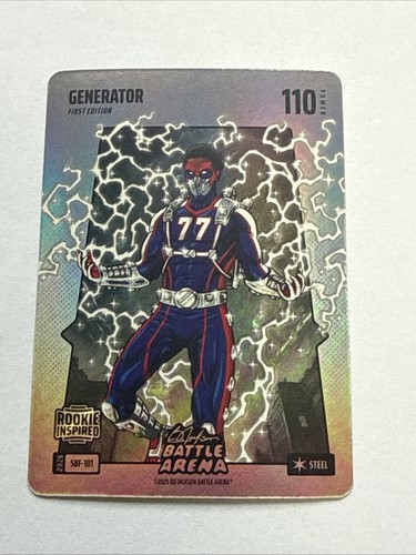 V.J. Edgecombe GENERATOR Silver Steel Foil Bo Jackson Battle Arena 2026 Edition
