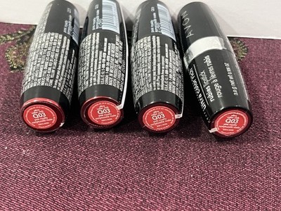 AVON Ultra Color Rich Rubies Lipstick PINK ROYALTY Q03 - 4 Pack Factory Sealed