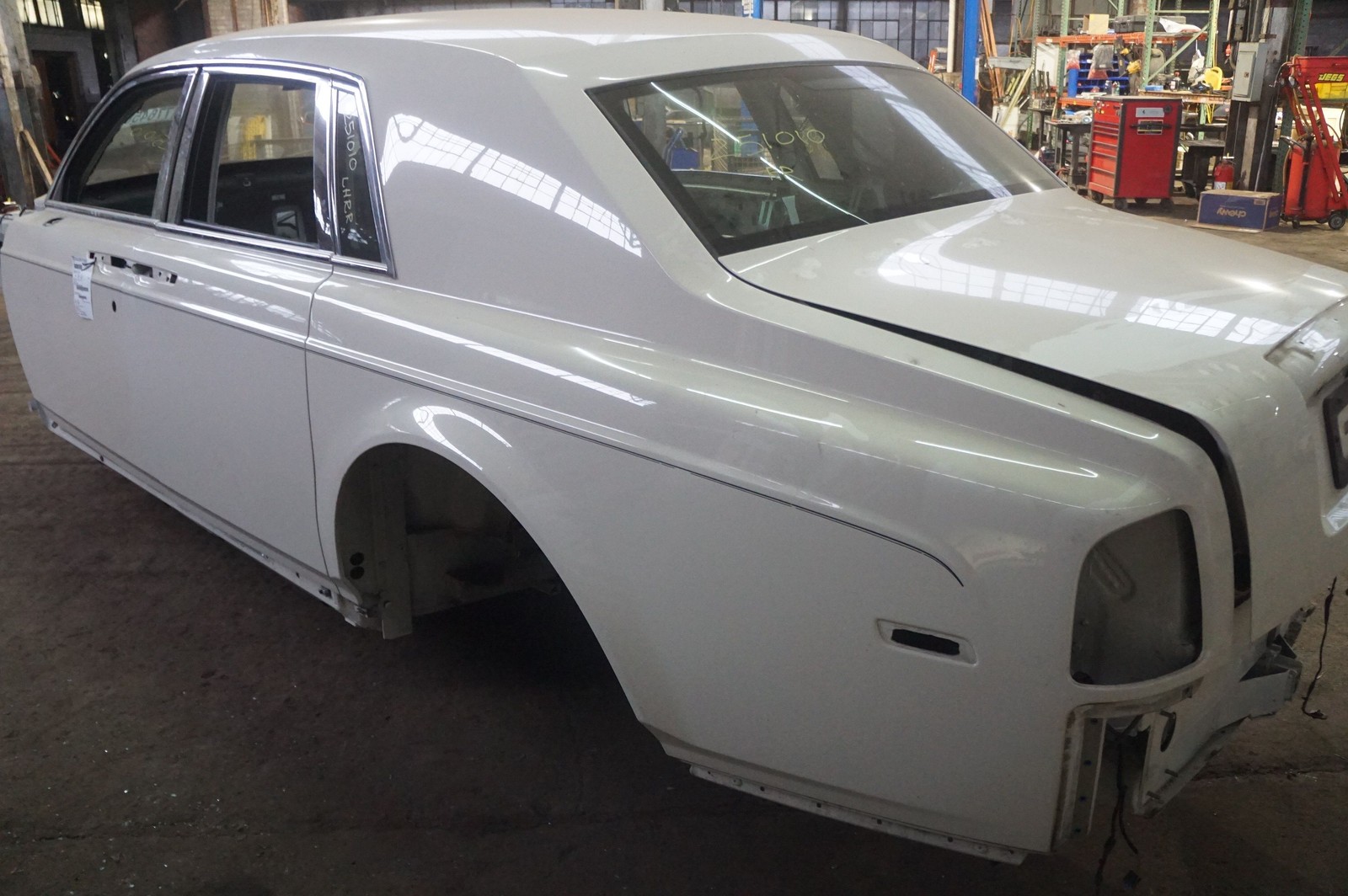 Rear Left Quarter Panel Body Metal Cut 41357195727 Rolls Royce Phantom Vii 2006