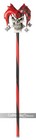 Psycho Jester Cane Red Black Costume California Costumes One size