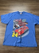 Vintage NASCAR Jeff Gordon T Shirt 2002 BrickYard 400 Bustin Loose Mens XL Chase