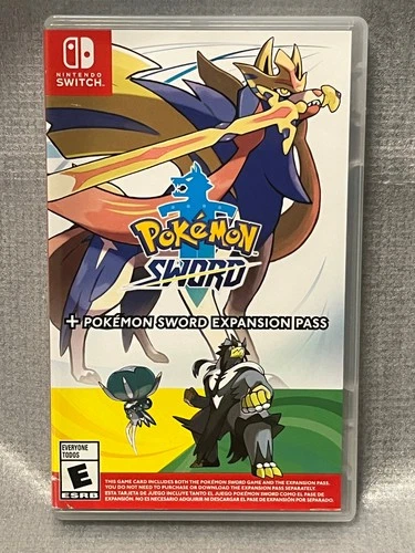 Pokemon Sword + Pokemon Sword Expansion Pass (Nintendo Switch) w/ Case Free Ship