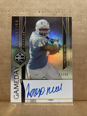 2023 LORENZO NEAL PANINI LIMITED NFL GDA-LNE GAMEDAY #D/99 SP ON CARD AUTO
