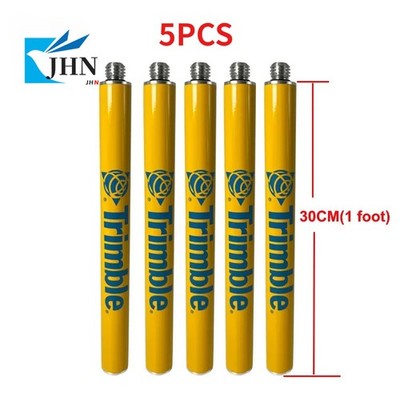 5PCS Trimble GPS 0.3 Meter Surveying Pole GPS Antenna Extend Section Prism Rod