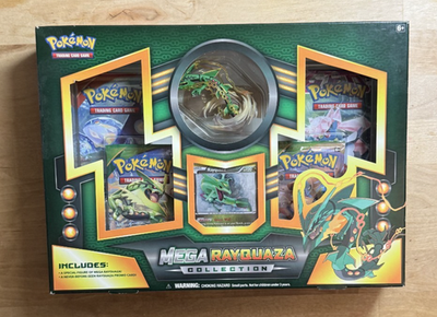 Pokémon Mega Rayquaza Collection Box English Promo Card & Figure