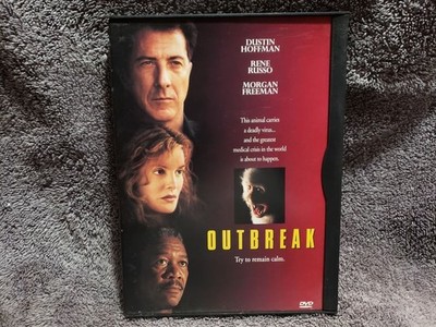 (3FREE) USED DVD Outbreak (WS/FS, 1995, SnapCase) Dustin Hoffman