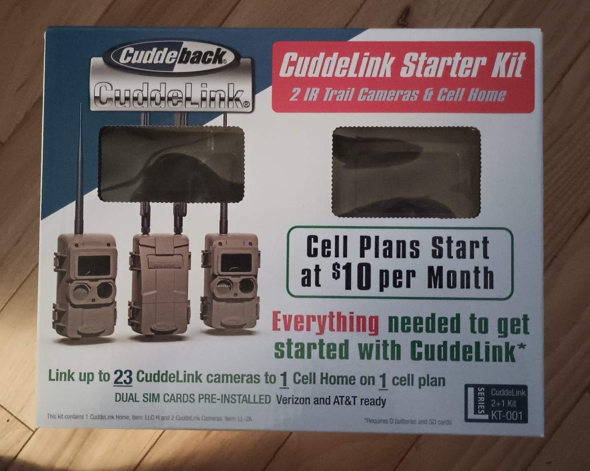 Cuddeback CuddeLink Cellular Starter Kit IR AT&T Verizon KT