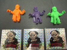 Set of 3 Super7 Keishi Universal Monsters Phantom Of Opera Figures & Stickers