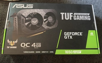 ASUS TUF Gaming NVIDIA GeForce GTX 1650 4GB OC Edition GDDR6 Graphics Card NEW