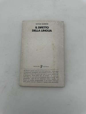 DER FEHLER DER SPRACHE MANNONI OKTAVEN PRAKTIKEN VERLAG 1988 NEUE WEISE