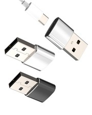 USB C to USB 3.0 Adapter Charger Plug 2 Pack Type C Female Connector for iPho...