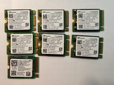 Restposten 7 x 256GB NVME SKhynix