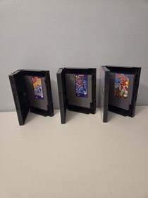 Mega Man 1, 3-6 NES 5 Game Lot w/cases + Bonus Case Tested, Authentic Read Desc.