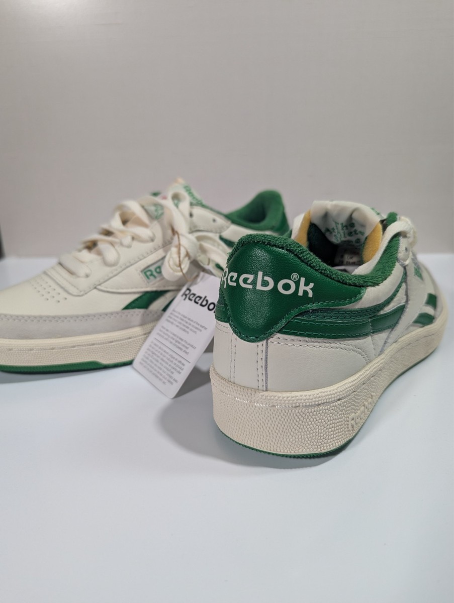 New Reebok CLUB C REVENGE VINTAGE CHALK/WHITE/GREEN 100001283 US 7