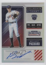 2018 Panini Elite Extra Edition Holo Prizm 12/25 Bryant Packard #USA-BP Auto hg6