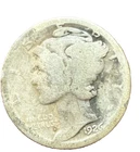1926 S Mercury Dime G Good Condition Faint Mint Mark Coin See Pics