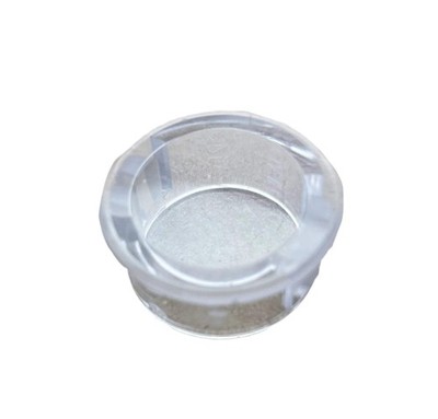 One 7/8'' Clear Plastic Hole Plug HPC875