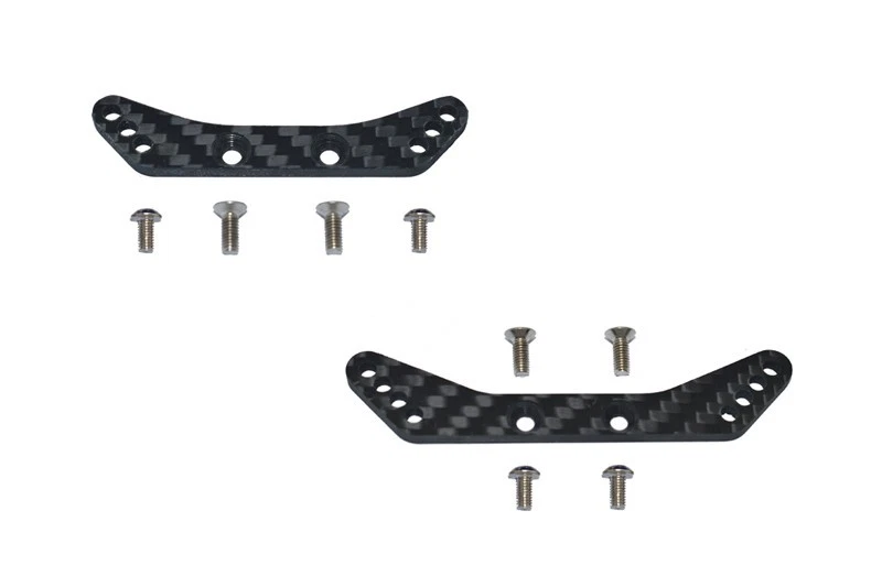 GPM Carbon Fiber Front&Rear Shock Tower For TAMIYA 1/10 TA08 Pro 58693 - Image 2 of 4