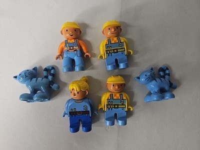 Lego Duplo Figures Wendy, 2x Pilchard and 3x Bob the Builder - Set  of Six Figs