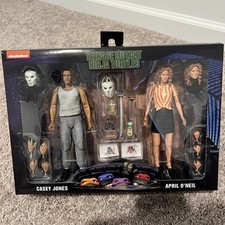 NECA Teenage Mutant Ninja Turtles April O'Neil  Casey Jones 7 inch Action Figure