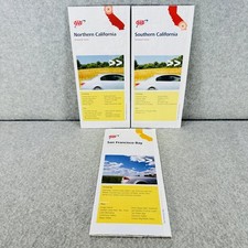 AAA California Maps Lot of 3 Northern Southern San Francisco Bay 2014 2015 2018