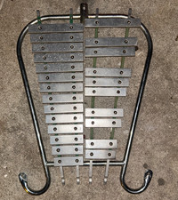 Vintage Jenco A-440 Xylophone 25 Bar Bell Lyre