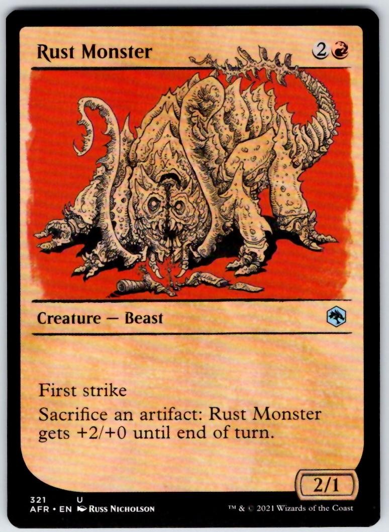 Rust Monster (Showcase) 321 Adventures in the Forgotten Realms MTGNM