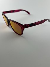 Oakley Frogskins Acid Tortoise Pink Frame Ruby Iridium Lens 24-311 RARE