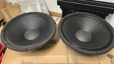 Pair Faital Pro 15PR400 4ohm Neo 15'' 99dB Woofer Midrange Replacement Speaker
