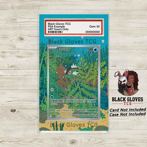 Basculin 108/086 Sv: White Flare Art Insert (No Card)