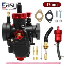 Motorcycle PWK17 17mm Carburetor Black For 80cc-100cc  Engine Pit Dirt Bike ATV