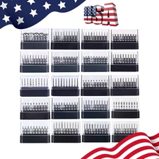 22 Types Dental Diamond Bur FG For High Speed Handpiece Cone Taper Flat Round