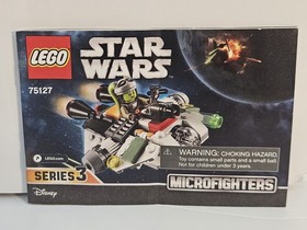 LEGO Star Wars: The Ghost Microfighter (75127) With Instructions & Mini Figure