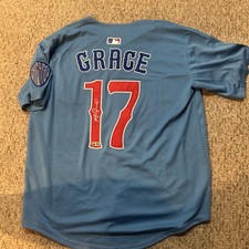 CHICAGO CUBS- MARK GRACE SIGNED AUTOGRAPH JERSEY BECKETT COA CITY CONNECT