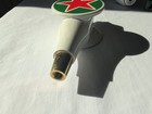 Vintage Heineken Beer Tap Handle 7.5" Tall 3" Wide NICE Quality Very Clean — photo 6