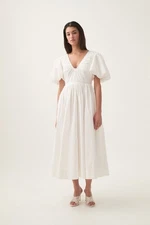 AJE Esmerie Cotton Midi Dress Size 16 (US12) BNWT RRP $495