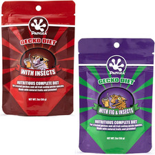 Pangea Gecko Diet Fruit  Fig Bundle - 2Oz Fruit  Insects and Fig  Insects