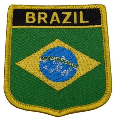 Brazil Country Embroidered Iron On Patch FPS-037