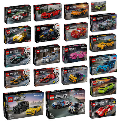 *Auswählen* LEGO Speed Champions SAMMLERAUTO Rennwagen Sammlung Auto FAHRZEUG