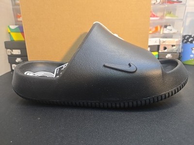 Big Kids' Nike Calm Slide Sandals Black/Black/Black IF9306 001