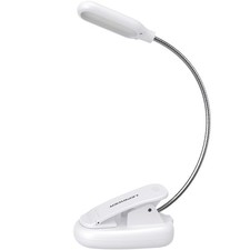 Clip on Book Light/Reading Light/Clip Light with 5 LED Eye Care, 3 Color Chan...