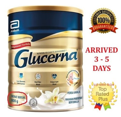 Abbott Glucerna Nutrition For Diabetic Management Milk Powder Vanilla 800g