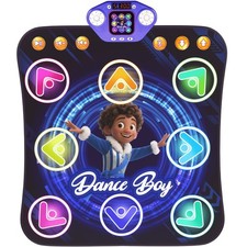 Dance Mat Toys for 3-12 Year Old Kids,Bluetooth Dance Pad with Light-Up 8 Key...
