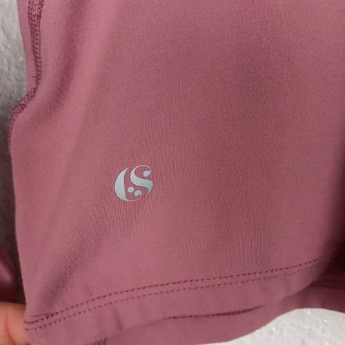 Sylphlike Loli Activewear Top Cropped Long Sleeve Thumbholes Large Fitted Sports - Picture 5 of 9