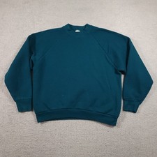 Vintage Fruit of the Loom Sweatshirt Womens Large Crewneck Pullover Made USA 90s