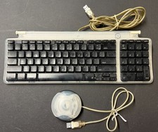 Vintage 1999 Apple Keyboard and Mouse in Graphite