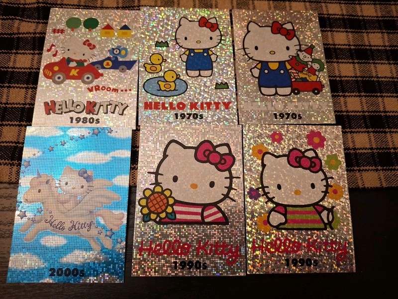 (12) 2014 UPPER DECK SANRIO HELLO KITTY FOIL CARDS, NO CREASES, CARDS F1-F12