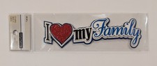 I    My Family Scrapbooking Title Sticker By Recollections