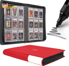 Slab Binder for Graded Cards,Holds 90 Card - 9 Pocket PSA Slab Binder for Cards