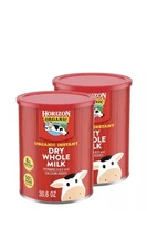 Horizon Powder Organic Instant Dry Whole Milk 30.6 oz Exp 05/26 2-cans